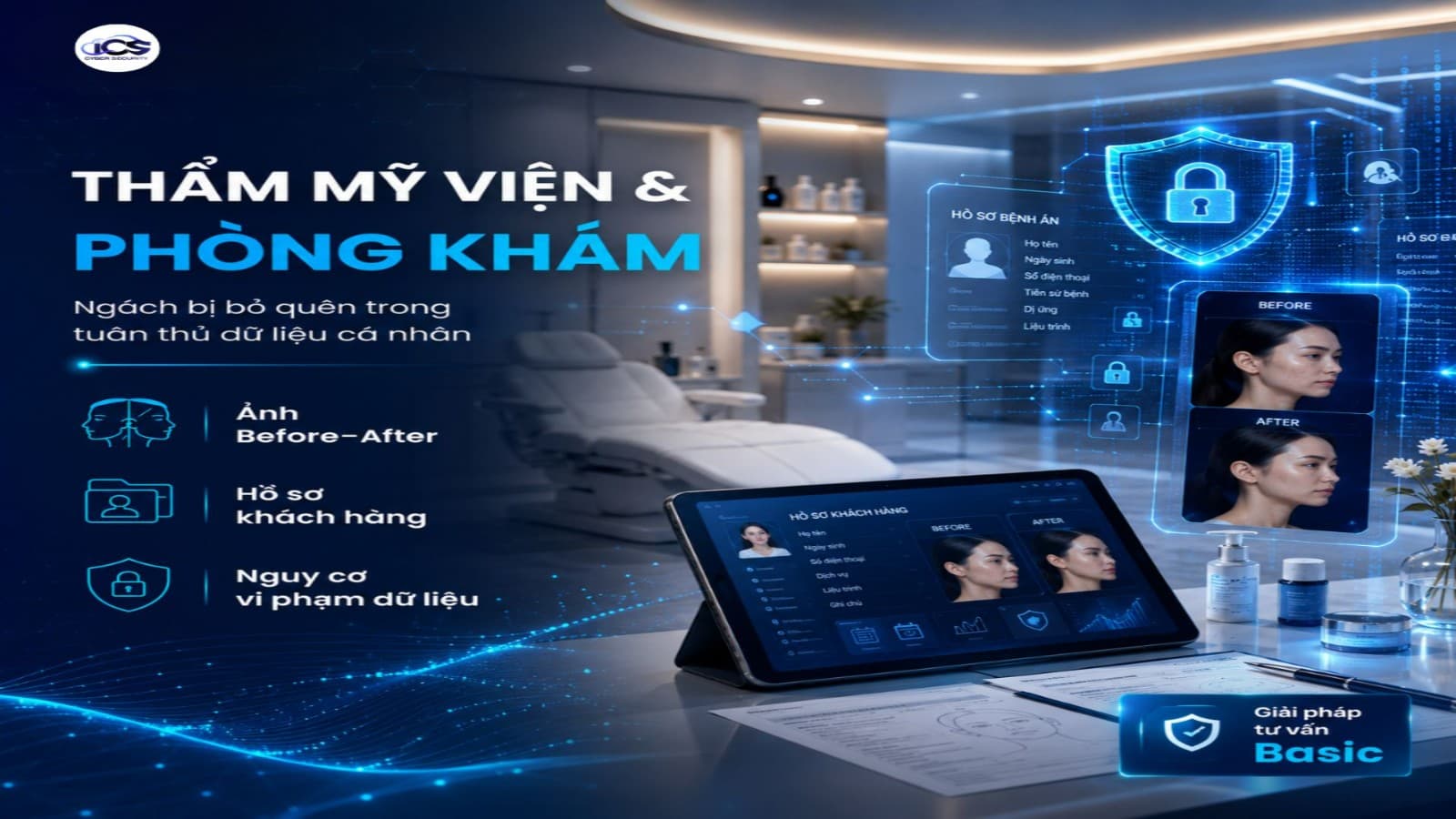 Hình minh họa cho bài viết: Thẩm mỹ viện & phòng khám: Ngách bị bỏ quên trong bức tranh tuân thủ bảo vệ dữ liệu cá nhân