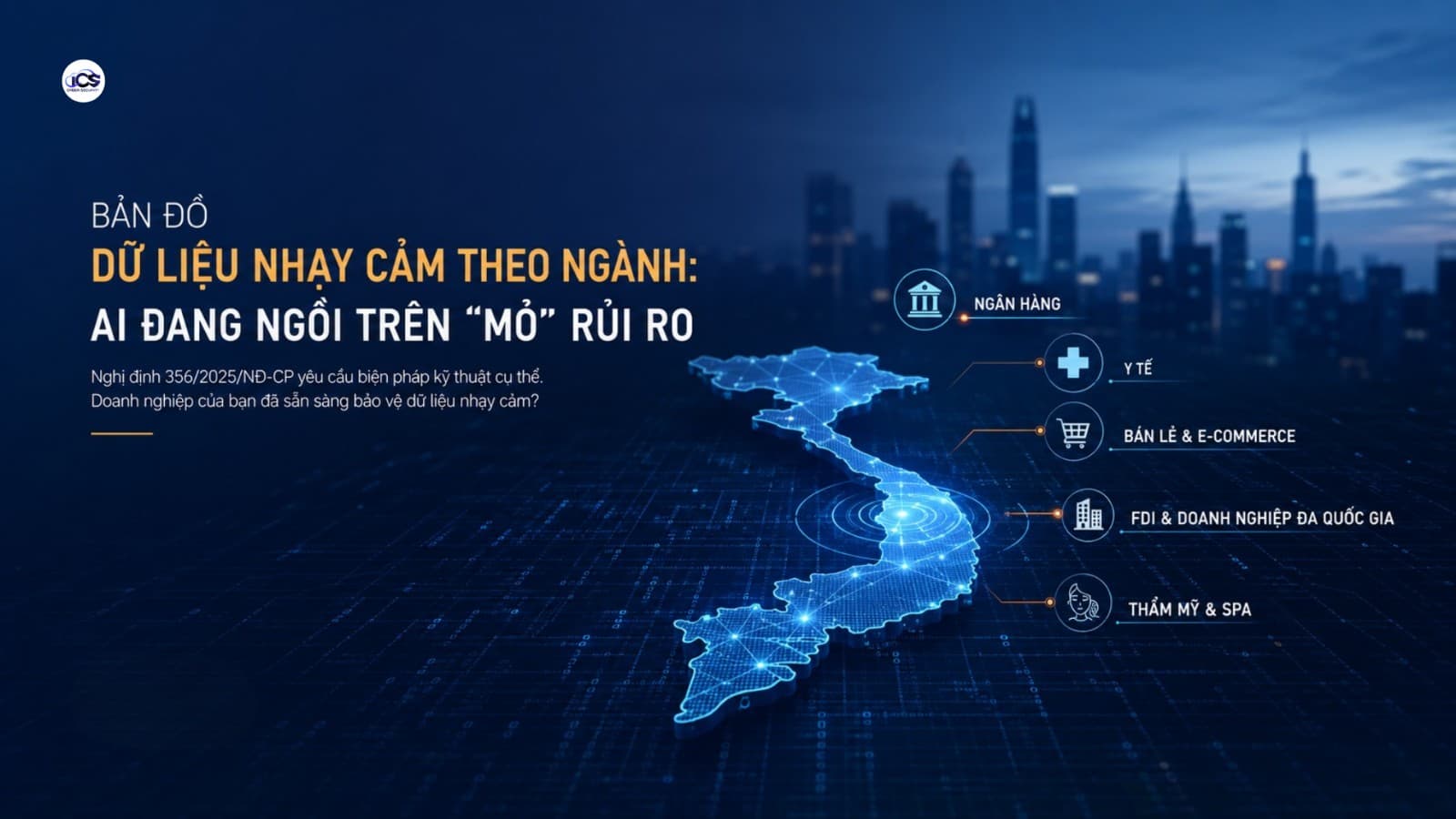 Hình minh họa cho bài viết: Bản đồ dữ liệu nhạy cảm theo ngành: Ai đang ngồi trên "mỏ" rủi ro?