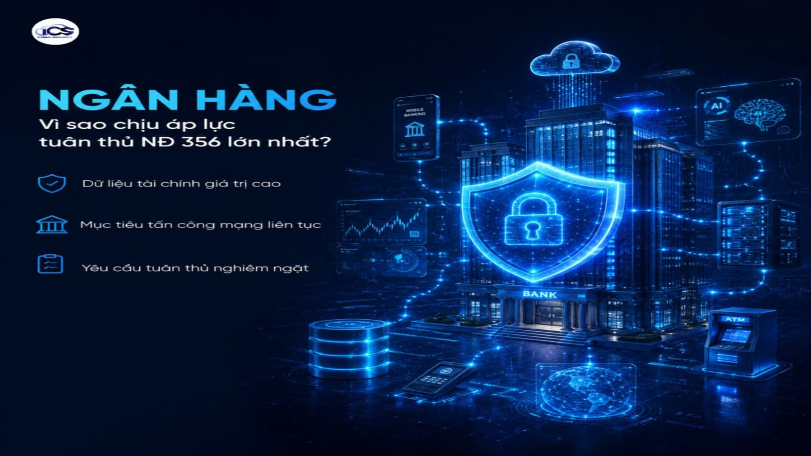 Hình minh họa cho bài viết: Ngân hàng: Vì sao là tệp chịu áp lực tuân thủ Nghị định 356 lớn nhất?