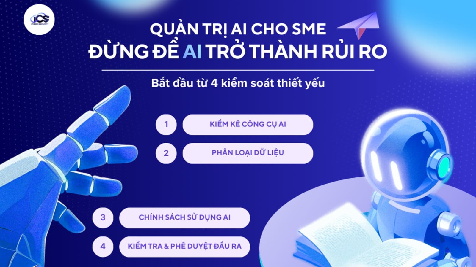Hình minh họa cho bài viết: SME CẦN QUẢN TRỊ AI NGAY TỪ ĐẦU ĐỂ KHÔNG BIẾN CÔNG NGHỆ THÀNH RỦI RO