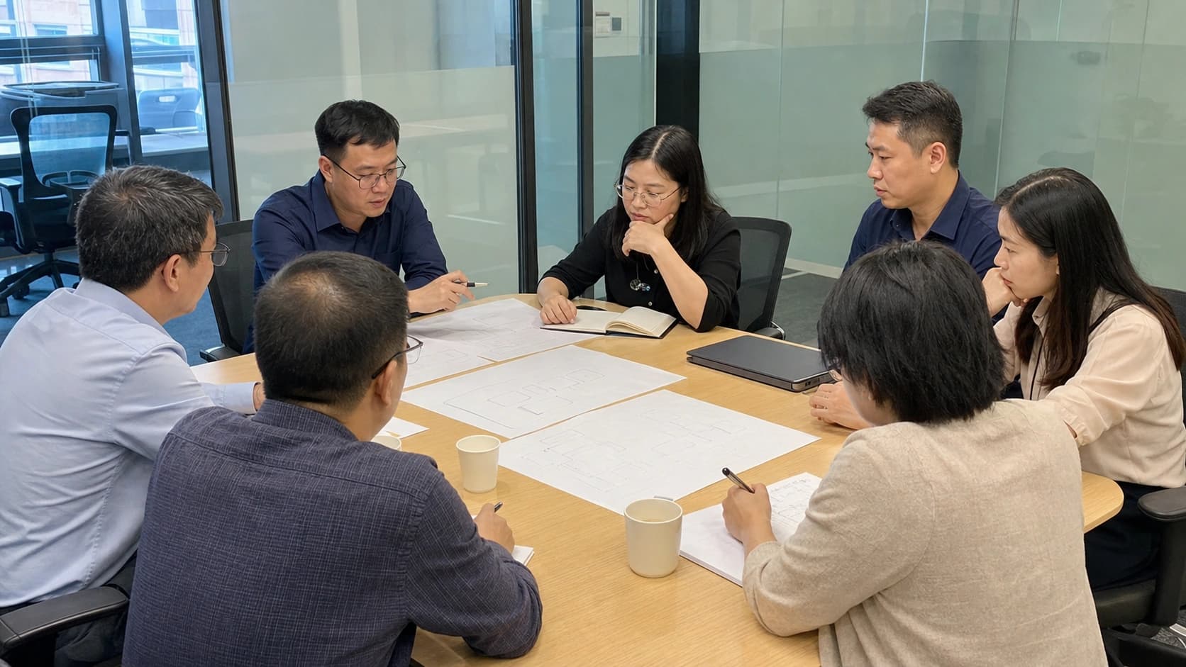 ICS specialists collaborating around enterprise technology delivery