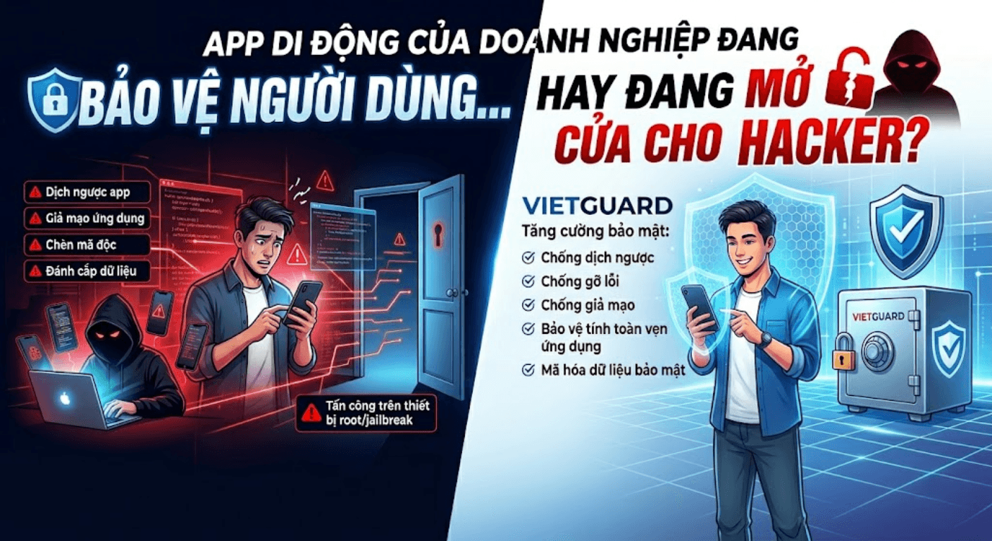 Hình minh họa cho bài viết: Bảo vệ dữ liệu trên mobile app: 5 lớp kiểm soát trước khi phát hành